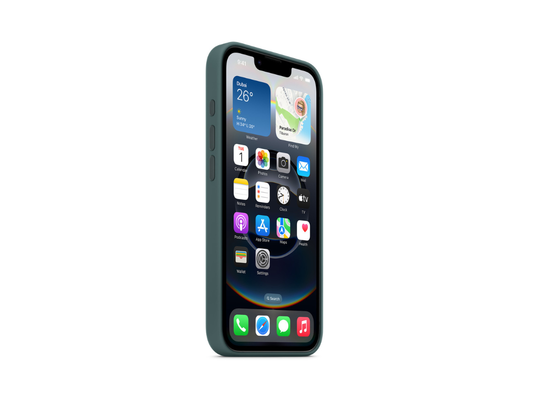Apple iPhone 16e Silicone Case – Lake Green - Same Day Delivery Qatar Apple iPhone 16e Silicone Case – Lake Green - Same Day Delivery Qatar